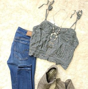 American Eagle Cropped tank